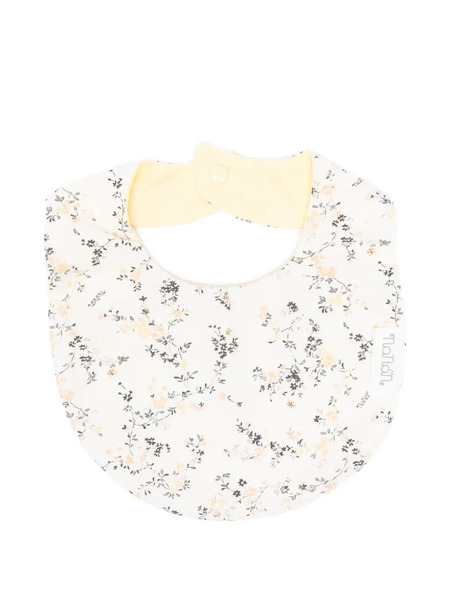  Nanan Babero Con Motivo Floral - Amarillo 
