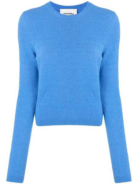  Nanushka Jersey Con Cuello Redondo - Azul 