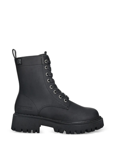  Napapijri Botas Con Suela Dentada - Negro 
