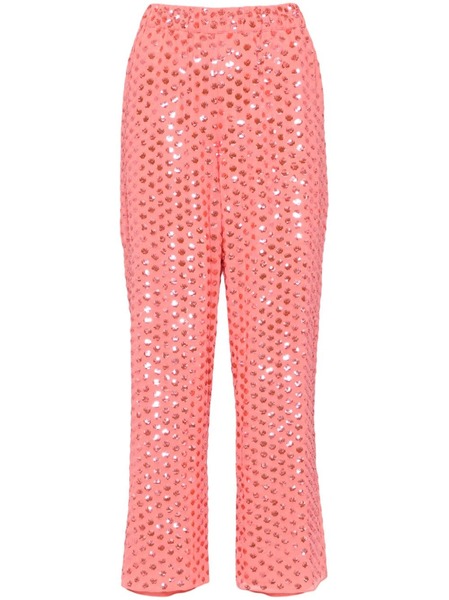  Needle & Thread Pantalones Raindrop Gloss - Rosa 