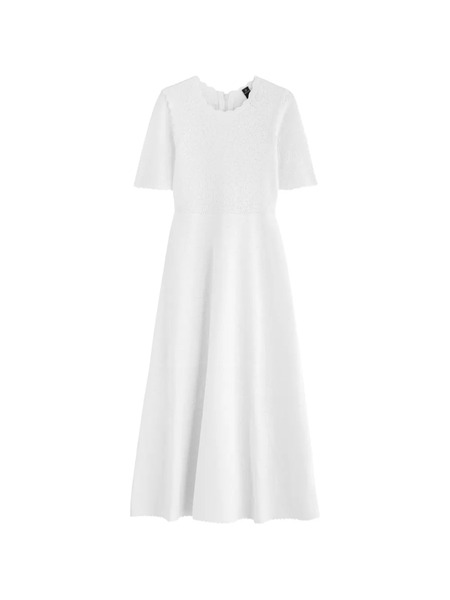  Needle & Thread Vestido Con Motivo Floral - Blanco 