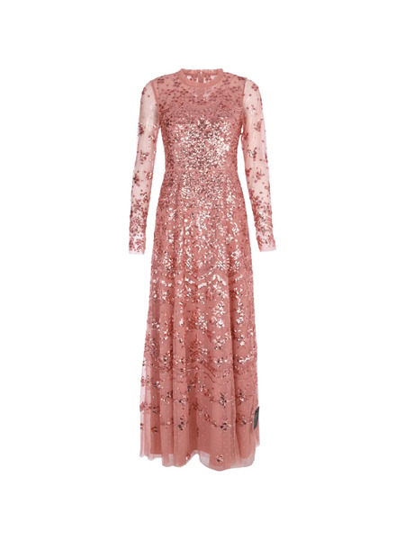  Needle & Thread Vestido De Fiesta Freya Con Lentejuelas - Rosa 