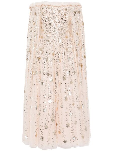  Needle & Thread Vestido De Fiesta Shooting Stars Estilo Capa - Rosa 