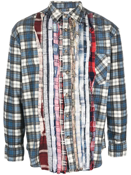  Needles Camisa A Cuadros - Azul 