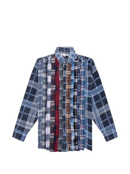  Needles Camisa A Cuadros - Azul 