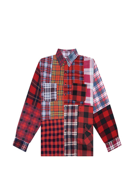  Needles Camisa Con Diseño Patchwork - Rojo 