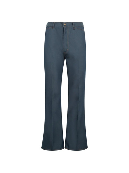  Needles Pantalones Bootcut - Azul 