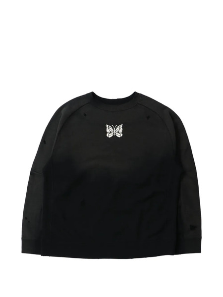  Needles Sudadera Deconstruida Con Efecto Envejecido - Negro 