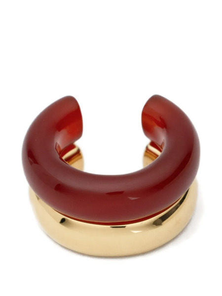  Neeka Studios Anillo The Ring Con Efecto Apilado - Dorado 