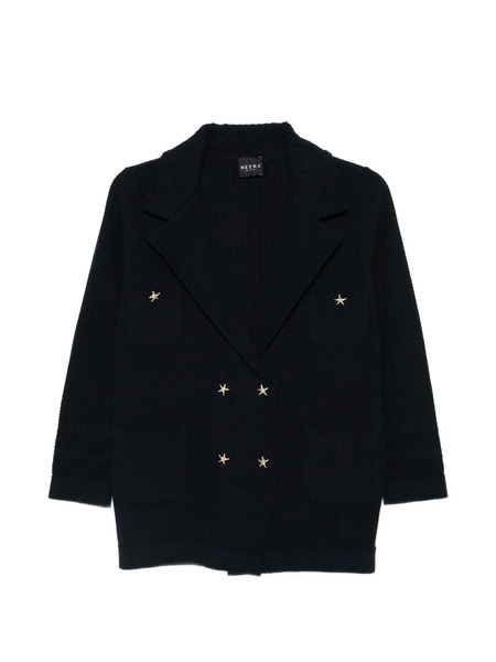  Neera Blazer Con Doble Botonadura - Azul 