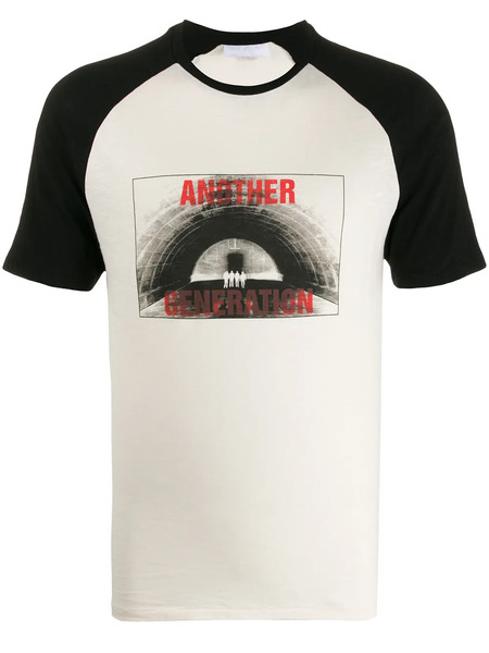  Neil Barrett Camiseta Another Generation Estampada - Blanco 