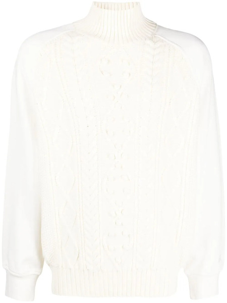 Neil Barrett Jersey Con Logo Bordado - Blanco 