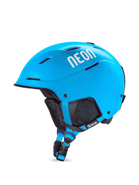  Neon Casco Con Logo - Azul 