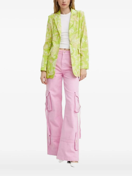  Never Fully Dressed Blazer Con Mosaico Estampado - Verde 