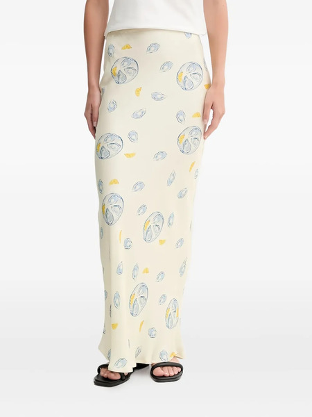  Never Fully Dressed Falda Con Ostra Estampada - Neutro 