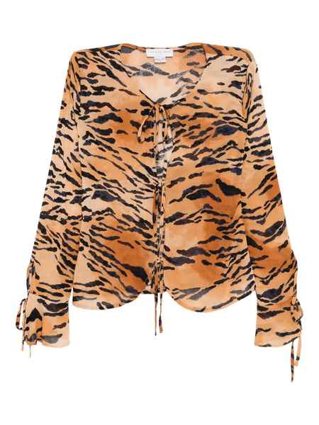  Never Fully Dressed Top Animal Cail - Naranja 