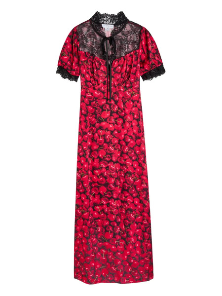  Never Fully Dressed Vestido Midi Lyla - Rojo 
