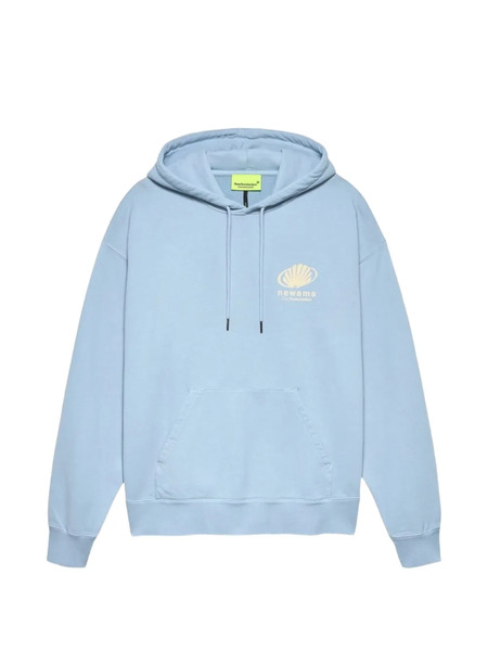  New Amsterdam Sudadera Con Capucha Y Logo - Azul 