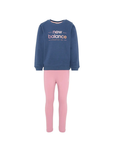 New Balance Kids Chándal Estampado - Azul 