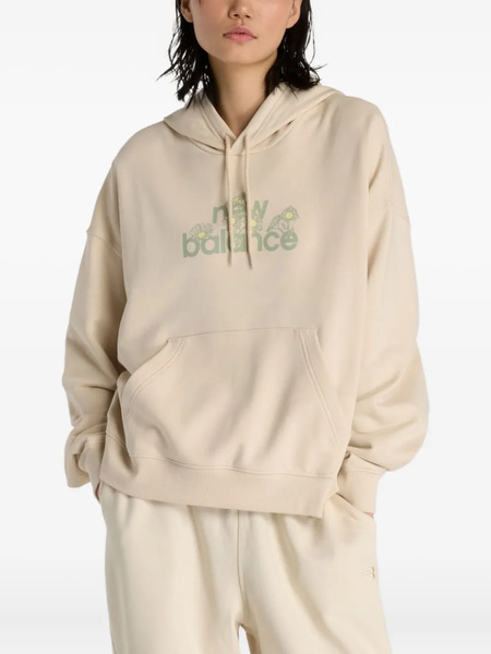  New Balance Sudadera Flower Con Capucha - Neutro 