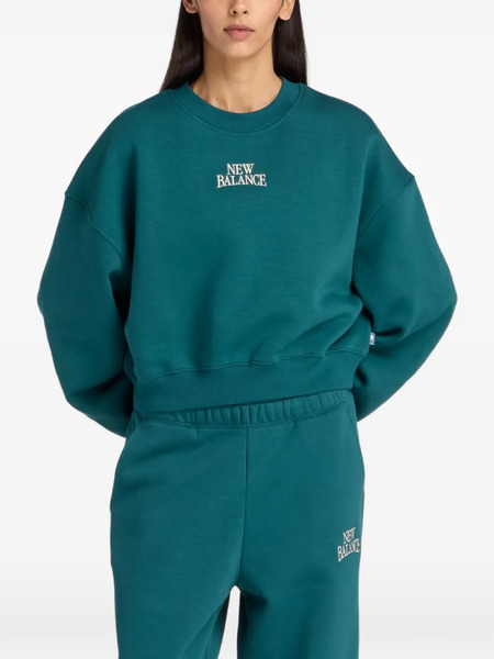  New Balance Sudadera Trackside - Verde 
