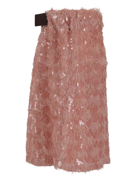  Niccolò Pasqualetti Falda Midi Chimera - Rosa 