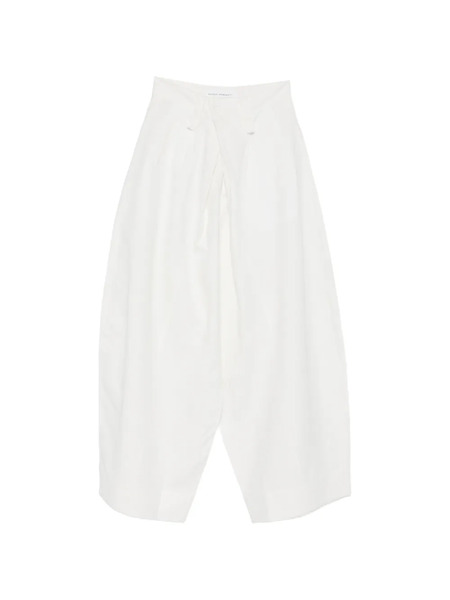  Niccolò Pasqualetti Pantalones Phobos Drapeados - Blanco 