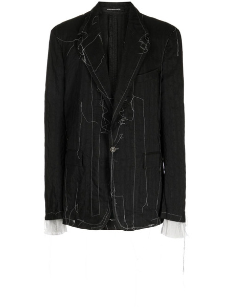  Nicolas Andreas Taralis Blazer Taralis Con Botones - Negro 