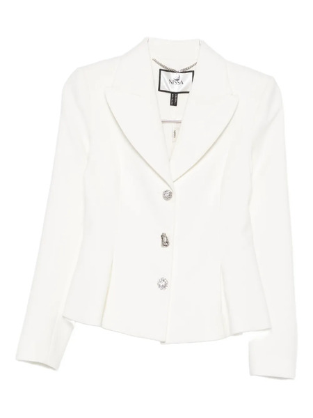  Nissa Blazer Con Botones - Blanco 