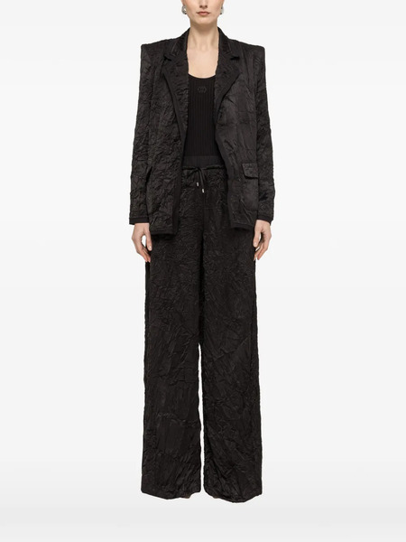  Nissa Blazer Con Efecto Arrugado - Negro 