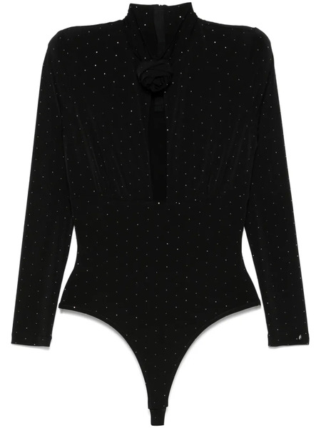  Nissa Body Con Apliques - Negro 
