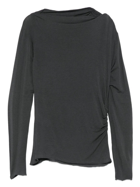  Niu Jersey Drapeado Con Lateral Fruncido - Gris 
