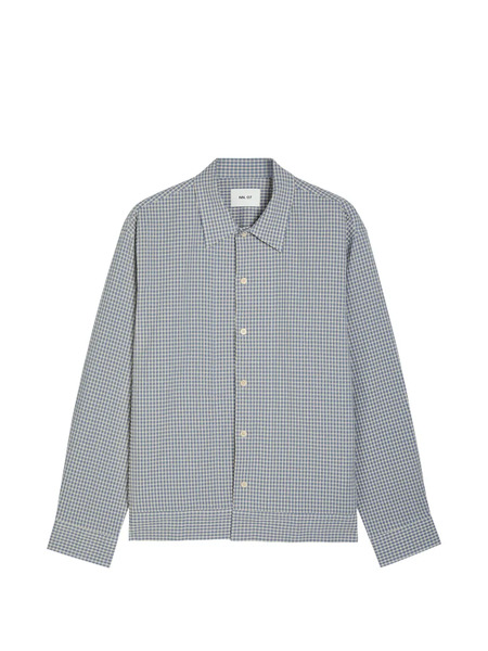  Nn07 Camisa A Cuadros - Azul 