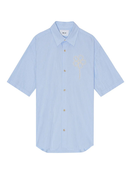  Nn07 Camisa Freddy A Rayas - Azul 