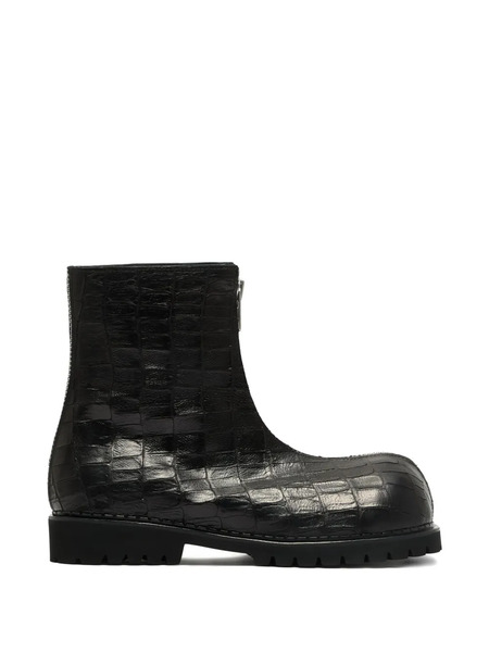  No Idea Botas Con Cremallera - Negro 