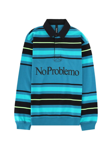  No Problemo Polo A Rayas - Azul 
