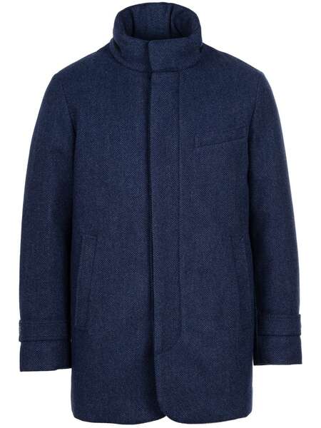  Norwegian Wool Abrigo Con Forro Acolchado - Azul 