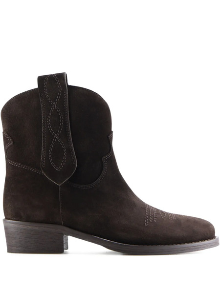  Notabene Botines Estilo Western - Marrón 