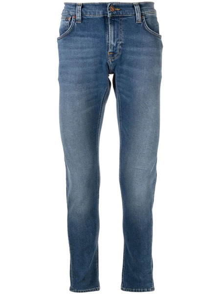  Nudie Jeans Vaqueros Rectos Tight Terry - Azul 