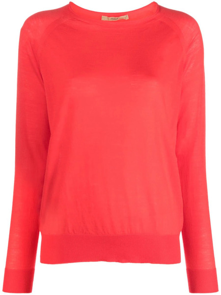  Nuur Jersey Con Cuello Redondo - Rojo 