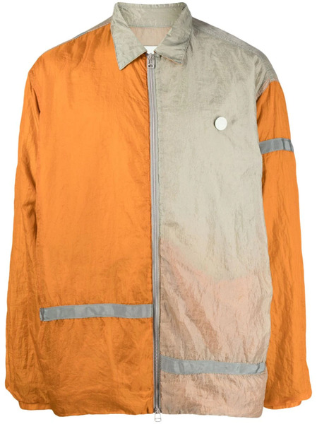  Oamc Camisa Re:work Con Paneles En Contraste - Naranja 
