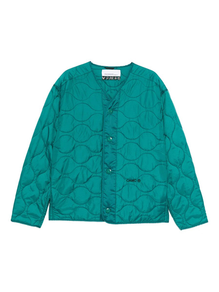  Oamc Plumífero Con Botones - Verde 