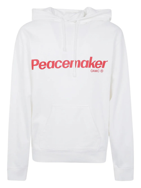  Oamc Sudadera Con Capucha Y Estampado Gráfico - Blanco 