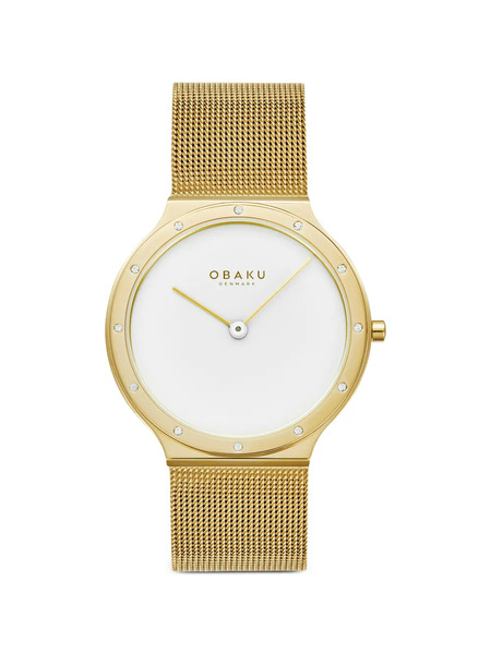  Obaku Reloj Note Lille De 34 Mm - Blanco 