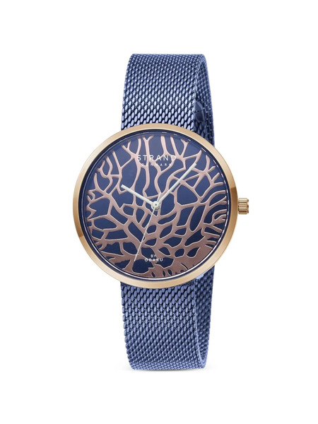  Obaku Reloj Tangle Mesh De 35 Mm - Azul 