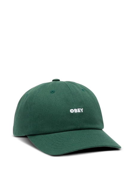  Obey Gorra Con Ala Curva - Verde 