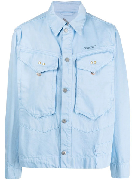  Objects Iv Life Logo-print Denim Jacket - Azul 