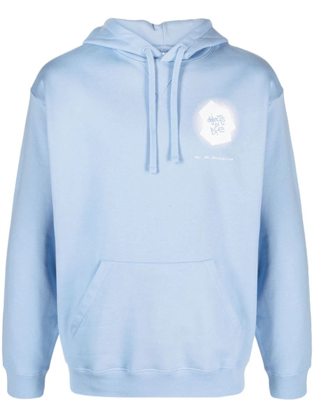  Objects Iv Life Sudadera Con Capucha Y Nube Estampada - Azul 