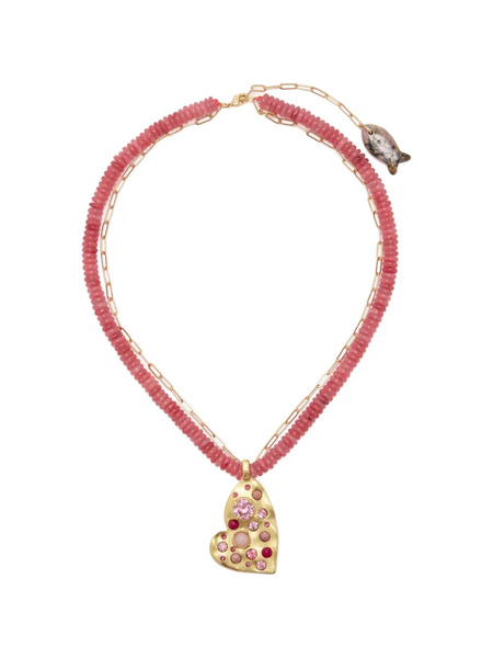  Oceanus Collar Sweetheart Con Cuentas - Dorado 
