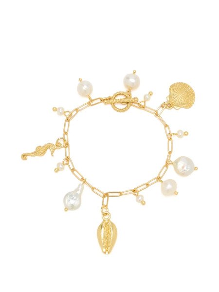  Oceanus Pulsera Pearl Prism - Dorado 